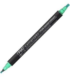 Zig Calligraphy Chalk Pastel Çift Uçlu Kaligrafi Kalemi PASTEL YEŞİL 