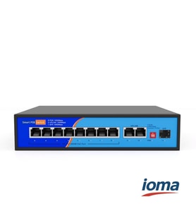 8 Port 10/100 Poe Switch IO-SF802E