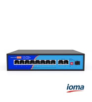 8 Port 10/100 Poe Switch IO-SF802E