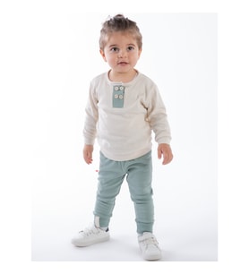 Mint Yeşili Erkek Bebek Takımı