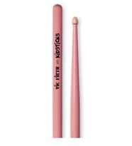 Vic Firth KIDSPINK Kidstick Çocuk Bageti (Pembe) Çocuklar İçin Boyut - Pembe Renk - Amerikan Hickory