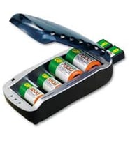 Gp PB19 Üniversal Şarj Cihazı 4 lü AA,AAA,C,D 2 li 9 Volt