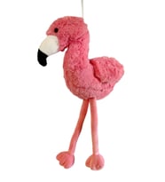 flamingo pelüş oyuncak pembe peluş 42CM (Mavi)