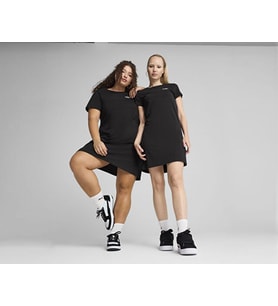 Puma Ess No. 1 Logo Slim Dress Kadın Günlük Elbise 68497401 Siyah