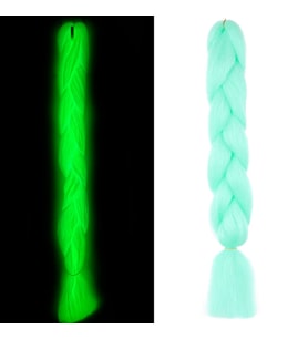 Fosforlu Neon Örgülük Saç Esperer 100 Gr. - Su Yeşili