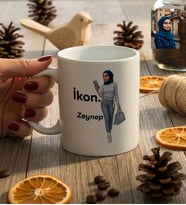 Kişiye Özel Karikatürlü İkon Kupa Bardak Doğum Günü Hediyesi