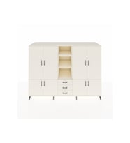 Kronos Dolap 11 Raflı 3 Çekmeceli 8 Kapaklı 220x59x163 Aytaşı-Aytaşı