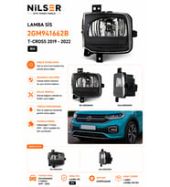 Volkswagen T-Cross Sis Lamba Sağ 2019-2022