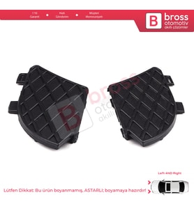 Mercedes E W210 E320 E430 E55 AMG 1999-2003 için Ön Tampon Alt Izgara Kapağı Sağ Sol A2108850253 153