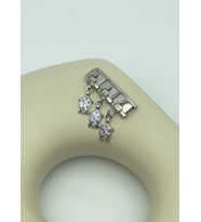 Çelik Silver Kaplumbağa Sallantılı Charm - 25crm28