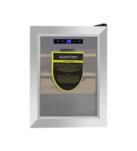 Quantoro QCC-52-B Elektronik Nemlendirme & Soğutmalı Gümüş Puro Dolabı (Karışık)