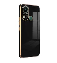 Microsonic Infinix Hot 11S Kılıf Olive Plated Siyah (Siyah)