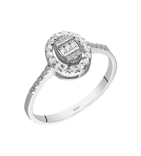 Sirius Anais Belle Baget Pırlanta Yüzük 0747R0037