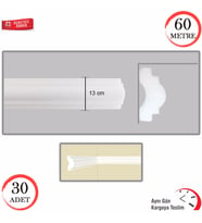 Stropiyer Kartonpiyer Çıta Tavan Çıtası 4 Cm 30 Adet (60 Metre)