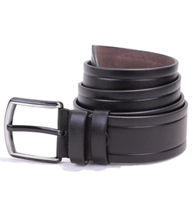 Dagoster DMK26-454 Siyah 4.5 cm Suni Deri Erkek Kemer