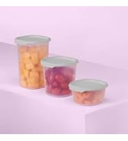 Tupperware Tek Dokunuş Bakli̇yat, Kuru Gida Saklama Saklama Kabi 3 Lü