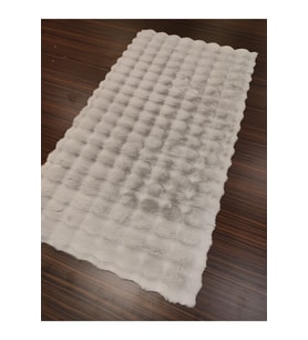 EVALİFE TOSCANA TSC01 GRİ TAVŞAN TÜYÜ POST HALI 80X150 CM
