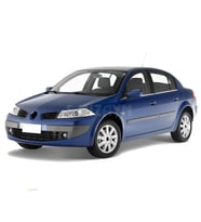 Renault Megane Uyumlu 2 Sedan Krom Cam Çıtası 4 Parça 2004-2010 (Karışık)