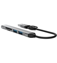 Winex 5in1 UsbA ve Type-C To UsbA 3.01, TF, SD Çoklayıcı Hub Adaptör