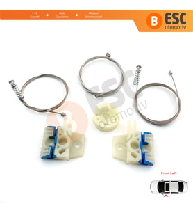 VW Tiguan MK1 5N 2007-2018 5-Kapı SUV 5N0837461 İçin Ön Sol Kapı Cam Kriko Tamir Seti