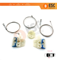 VW Tiguan MK1 5N 2007-2018 5-Kapı SUV 5N0837461 İçin Ön Sol Kapı Cam Kriko Tamir Seti
