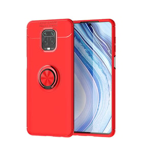 Xiaomi Redmi Note 9 Pro Uyumlu Kılıf Silikon Yüzüklü Yumuşak Zore Ravel Kapak