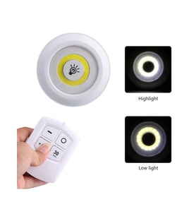 Uzaktan Kumandalı Yapışkanlı 3’lü Led Spot Lamba (5343)