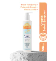 İva Natura Organik Bebek Şampuanı Aloe Vera & Rezene Özlü – Göz Yakmayan – Sülfatsız – 350 ml