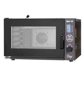Maksan Elektrik Isıtmalı Dijital 4 Tepsili Konveksiyonlu Patisseri Fırın (Gri)