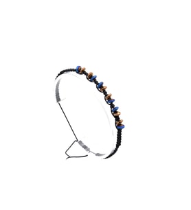 HAKİKİ MAKROME MODEL DOĞAL HEMATİT TAŞI BİLEKLİK 1. KALİTE 006