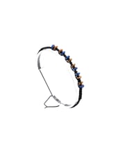 HAKİKİ MAKROME MODEL DOĞAL HEMATİT TAŞI BİLEKLİK 1. KALİTE 006