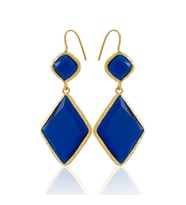 Kadir Jewellery 22 Ayar Altın Kaplama Kadın Sallantılı Küpe -El İşçiliği Ve Hipoalerjenik Küpe