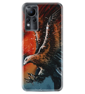 INFINIX Note 11 Pro Note 10 Hot 9 Play Kılıf Desemli Silikon Kartal Uçarken 1718
