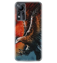 INFINIX Note 11 Pro Note 10 Hot 9 Play Kılıf Desemli Silikon Kartal Uçarken 1718
