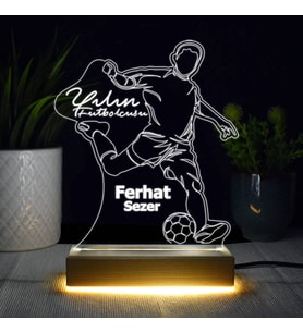 Futbolculara Özel 3d Led Lamba
