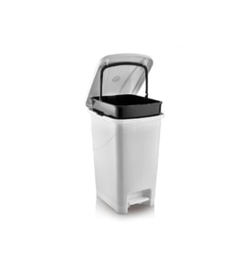 40L Slim Pedallı Plastik Çöp Kovası, İç Kova, Modern ve Hafif Tasarım