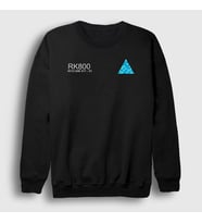 Presmono Unisex Siyah Connor Rk800 Detroit Become Human Oyun Sweatshirt 446828tt