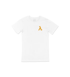 Half Life Cep Logolu Tişört (Beyaz)