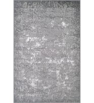 Eliana Home Baskılı, Yıkanabilir Kaymaz Taban Salon Halısı LNA1062 100x150 cm (Gri)