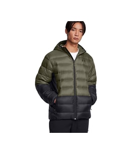 Under Armour Legend Down Hooded Jacket Erkek Outdoor Montu 1385837-390 Haki