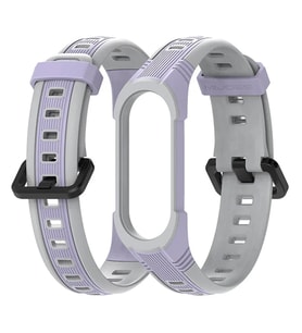 Mijobs Xiaomi Mi Band 5-4 Çift Renk Kayış Kordon-(5775) - SSSSSS9742-1704