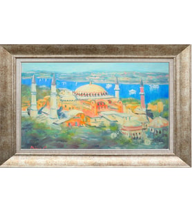 GÜMÜŞ ÇERÇEVELİ TABLO N664