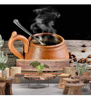 Fincanda Kahve Cafe Duvar Kağıdı Baskı