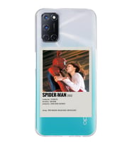 Oppo A52/A72/A92 Uyumlu Spider Man Minimalist Poster Desenli Şeffaf Telefon Kılıfı