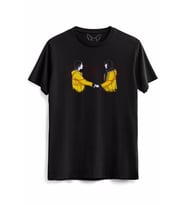 Dark Dijital Baskılı  Siyah Tshirt