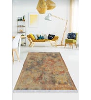 Taba Modern Dokuma Pamuk Tabanlı Kaymaz Kilim KLM065