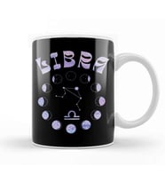 Zodiac Sign Libra Kupa Bardak Porselen