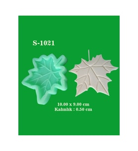 İnce Çınar Yaprağı Silikon Kalıp (S1021)