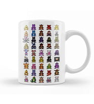 World of Fnaf 8bit Pixel Art Kupa Bardak Porselen