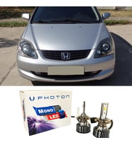 Honda Civic HB Led Xenon Kısa Far Ampulü H1 Mono Yeni Seri Beyaz 2004-2006